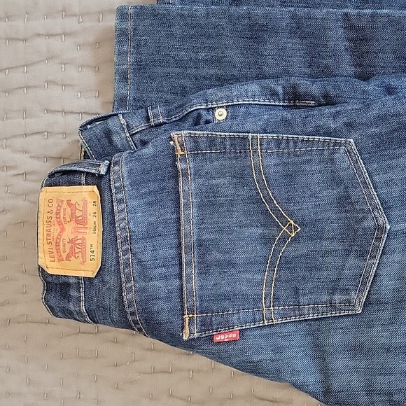 Levi Straight Leg  514 Boys Jeans 👖 Sizec16 SLIM - Picture 9 of 10